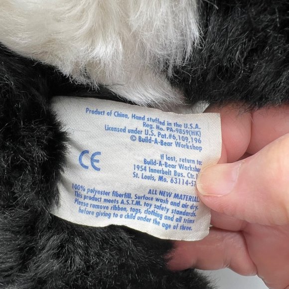 Build A Bear Panda Bear Plush Realistic Black White Plush Stuffed Animal Toy - Picture 8 of 12